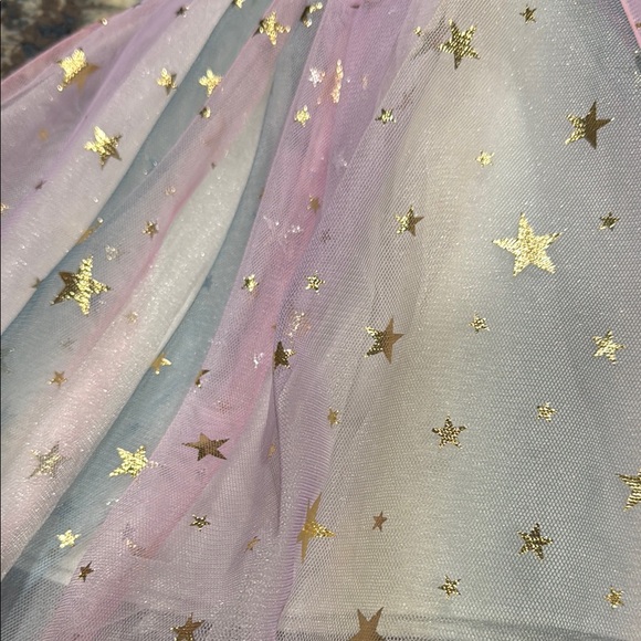 Gold Starry Tulle Skirt - Picture 3 of 5